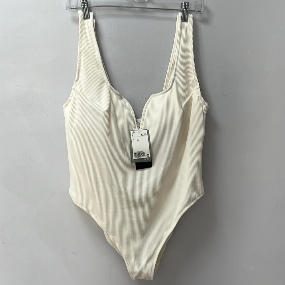 H&M White One-Piece Swimsuit
